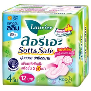 ลอรีเอะ ซอฟท์เซฟ สลิมปีก 4 ชิ้น แพ็ค 12